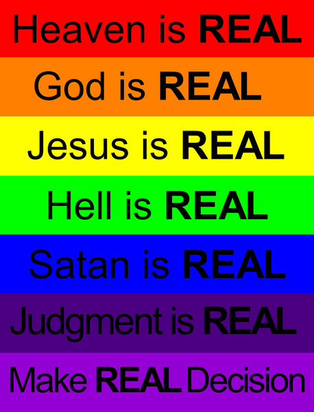 Judgement Is REAL (7 Color Rainbow) - English Large (No Audio)