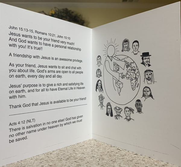 Jesus Wants To Be Your Friend - English Tract (No Audio)